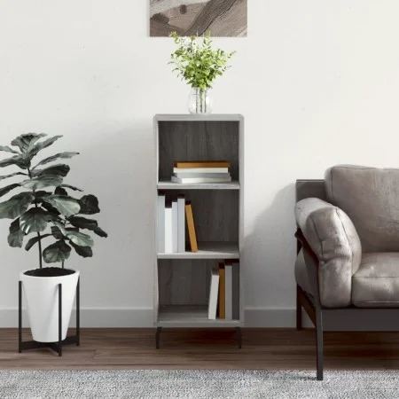 Engineered wood sideboard in Sonoma grey, 34.5x32.5x90 cm by vidaXL, Sideboards - Ref: Foro24-828754, Price: 52,33 €, Discoun...