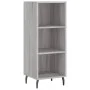Engineered wood sideboard in Sonoma grey, 34.5x32.5x90 cm by vidaXL, Sideboards - Ref: Foro24-828754, Price: 52,33 €, Discoun...