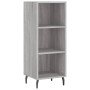 Sonoma Sideboard aus grauem Holzwerkstoff 34,5x32,5x90 cm von vidaXL, Sideboards - Ref: Foro24-828754, Preis: 52,95 €, Rabatt: %