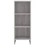 Engineered wood sideboard in Sonoma grey, 34.5x32.5x90 cm by vidaXL, Sideboards - Ref: Foro24-828754, Price: 52,33 €, Discoun...