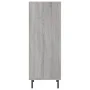 Engineered wood sideboard in Sonoma grey, 34.5x32.5x90 cm by vidaXL, Sideboards - Ref: Foro24-828754, Price: 52,33 €, Discoun...