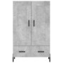 Concrete gray engineered wood tall sideboard 69.5x31x115 cm by vidaXL, Sideboards - Ref: Foro24-830336, Price: 93,46 €, Disco...