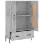 Concrete gray engineered wood tall sideboard 69.5x31x115 cm by vidaXL, Sideboards - Ref: Foro24-830336, Price: 92,48 €, Disco...