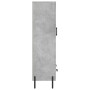Concrete gray engineered wood tall sideboard 69.5x31x115 cm by vidaXL, Sideboards - Ref: Foro24-830336, Price: 93,46 €, Disco...