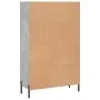 Concrete gray engineered wood tall sideboard 69.5x31x115 cm by vidaXL, Sideboards - Ref: Foro24-830336, Price: 92,48 €, Disco...