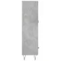 Aparador alto madera de ingeniería gris hormigón 69,5x31x115 cm de vidaXL, Aparadores - Ref: Foro24-830320, Precio: 84,80 €, ...