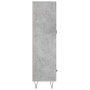 Aparador alto madera de ingeniería gris hormigón 69,5x31x115 cm de vidaXL, Aparadores - Ref: Foro24-830320, Precio: 84,80 €, ...