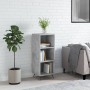 Betongraues Holzwerkstoffregal 34,5 x 32,5 x 90 cm von vidaXL, Sideboards - Ref: Foro24-828704, Preis: 38,89 €, Rabatt: %