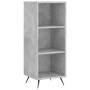 Betongraues Holzwerkstoffregal 34,5 x 32,5 x 90 cm von vidaXL, Sideboards - Ref: Foro24-828704, Preis: 38,89 €, Rabatt: %