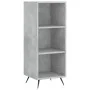 Concrete gray engineered wood shelf 34.5x32.5x90 cm by vidaXL, Sideboards - Ref: Foro24-828704, Price: 38,53 €, Discount: %