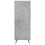 Concrete gray engineered wood shelf 34.5x32.5x90 cm by vidaXL, Sideboards - Ref: Foro24-828704, Price: 38,53 €, Discount: %