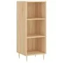Aparador de madera de ingeniería roble Sonoma 34,5x32,5x90 cm de vidaXL, Aparadores - Ref: Foro24-828719, Precio: 45,23 €, De...