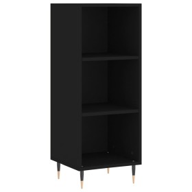 Sideboard aus schwarzem Holzwerkstoff 34,5x32,5x90 cm von vidaXL, Sideboards - Ref: Foro24-828709, Preis: 38,57 €, Rabatt: %