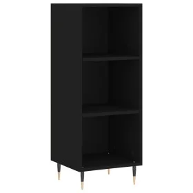 Sideboard aus schwarzem Holzwerkstoff 34,5x32,5x90 cm von vidaXL, Sideboards - Ref: Foro24-828709, Preis: 34,12 €, Rabatt: %