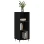 Engineered wood black sideboard 34.5x32.5x90 cm by vidaXL, Sideboards - Ref: Foro24-828709, Price: 34,12 €, Discount: %