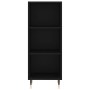 Engineered wood black sideboard 34.5x32.5x90 cm by vidaXL, Sideboards - Ref: Foro24-828709, Price: 38,57 €, Discount: %