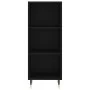 Sideboard aus schwarzem Holzwerkstoff 34,5x32,5x90 cm von vidaXL, Sideboards - Ref: Foro24-828709, Preis: 34,39 €, Rabatt: %