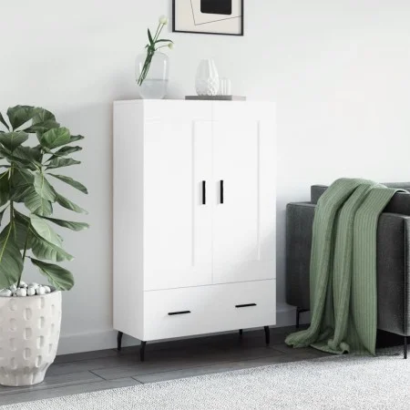 Hohes Sideboard aus weißem Holzwerkstoff, 69,5 x 31 x 115 cm von vidaXL, Sideboards - Ref: Foro24-830340, Preis: 91,44 €, Rab...