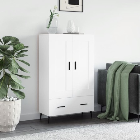 Hohes Sideboard aus weißem Holzwerkstoff, 69,5 x 31 x 115 cm von vidaXL, Sideboards - Ref: Foro24-830340, Preis: 92,60 €, Rab...