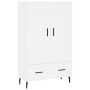 Hohes Sideboard aus weißem Holzwerkstoff, 69,5 x 31 x 115 cm von vidaXL, Sideboards - Ref: Foro24-830340, Preis: 92,60 €, Rab...