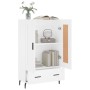 Hohes Sideboard aus weißem Holzwerkstoff, 69,5 x 31 x 115 cm von vidaXL, Sideboards - Ref: Foro24-830340, Preis: 92,60 €, Rab...