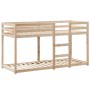 Cama litera sin colchón madera maciza de pino 90x200 cm
