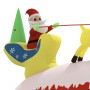 Inflatable Christmas Santa Claus and reindeer with LED 145 cm by vidaXL, Christmas lights - Ref: Foro24-345327, Price: 79,86 ...