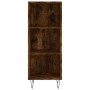 Sideboard aus geräuchertem Eichenholzwerkstoff, 34,5 x 32,5 x 90 cm von vidaXL, Sideboards - Ref: Foro24-828729, Preis: 48,15...
