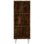 Smoked oak engineered wood sideboard 34.5x32.5x90 cm by vidaXL, Sideboards - Ref: Foro24-828729, Price: 47,50 €, Discount: %