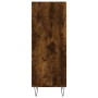 Sideboard aus geräuchertem Eichenholzwerkstoff, 34,5 x 32,5 x 90 cm von vidaXL, Sideboards - Ref: Foro24-828729, Preis: 48,15...