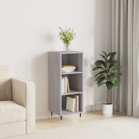 Engineered wood sideboard in Sonoma grey, 34.5x32.5x90 cm by vidaXL, Sideboards - Ref: Foro24-828714, Price: 38,27 €, Discoun...