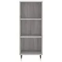 Engineered wood sideboard in Sonoma grey, 34.5x32.5x90 cm by vidaXL, Sideboards - Ref: Foro24-828714, Price: 34,12 €, Discoun...
