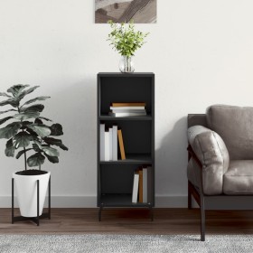 Aparador de madera de ingeniería negro 34,5x32,5x90 cm de vidaXL, Aparadores - Ref: Foro24-828749, Precio: 53,94 €, Descuento: %