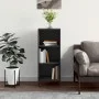 Aparador de madera de ingeniería negro 34,5x32,5x90 cm de vidaXL, Aparadores - Ref: Foro24-828749, Precio: 53,29 €, Descuento: %