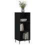 Aparador de madera de ingeniería negro 34,5x32,5x90 cm de vidaXL, Aparadores - Ref: Foro24-828749, Precio: 53,29 €, Descuento: %