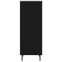 Aparador de madera de ingeniería negro 34,5x32,5x90 cm de vidaXL, Aparadores - Ref: Foro24-828749, Precio: 53,29 €, Descuento: %