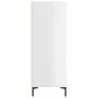 Aparador madera de ingeniería blanco brillante 34,5x32,5x90 cm de vidaXL, Aparadores - Ref: Foro24-828734, Precio: 52,72 €, D...