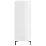 Glossy white engineered wood sideboard 34.5x32.5x90 cm by vidaXL, Sideboards - Ref: Foro24-828734, Price: 53,45 €, Discount: %