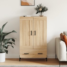 High Sonoma oak engineered wood sideboard 69.5x31x115 cm by vidaXL, Sideboards - Ref: Foro24-830335, Price: 120,01 €, Discoun...