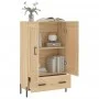 High Sonoma oak engineered wood sideboard 69.5x31x115 cm by vidaXL, Sideboards - Ref: Foro24-830335, Price: 116,12 €, Discoun...