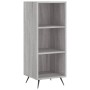 Regal aus technischem Holz in Sonoma-Grau, 34,5 x 32,5 x 90 cm von vidaXL, Sideboards - Ref: Foro24-828706, Preis: 41,54 €, R...