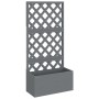 Planter with gray WPC trellis 65x33x135 cm by vidaXL, Pots and planters - Ref: Foro24-362577, Price: 157,31 €, Discount: %
