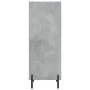 Concrete gray engineered wood sideboard 34.5x32.5x90 cm by vidaXL, Sideboards - Ref: Foro24-828744, Price: 49,78 €, Discount: %