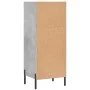 Concrete gray engineered wood sideboard 34.5x32.5x90 cm by vidaXL, Sideboards - Ref: Foro24-828744, Price: 49,78 €, Discount: %