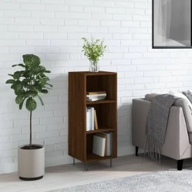 Oak brown engineered wood sideboard 34.5x32.5x90 cm by vidaXL, Sideboards - Ref: Foro24-828731, Price: 45,57 €, Discount: %