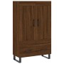 Tall sideboard engineered wood brown oak 69.5x31x115 cm by vidaXL, Sideboards - Ref: Foro24-830355, Price: 93,48 €, Discount: %