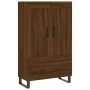 Tall sideboard engineered wood brown oak 69.5x31x115 cm by vidaXL, Sideboards - Ref: Foro24-830355, Price: 92,00 €, Discount: %