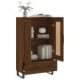 Tall sideboard engineered wood brown oak 69.5x31x115 cm by vidaXL, Sideboards - Ref: Foro24-830355, Price: 92,00 €, Discount: %