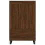 Tall sideboard engineered wood brown oak 69.5x31x115 cm by vidaXL, Sideboards - Ref: Foro24-830355, Price: 92,00 €, Discount: %