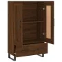 Tall sideboard engineered wood brown oak 69.5x31x115 cm by vidaXL, Sideboards - Ref: Foro24-830355, Price: 92,00 €, Discount: %